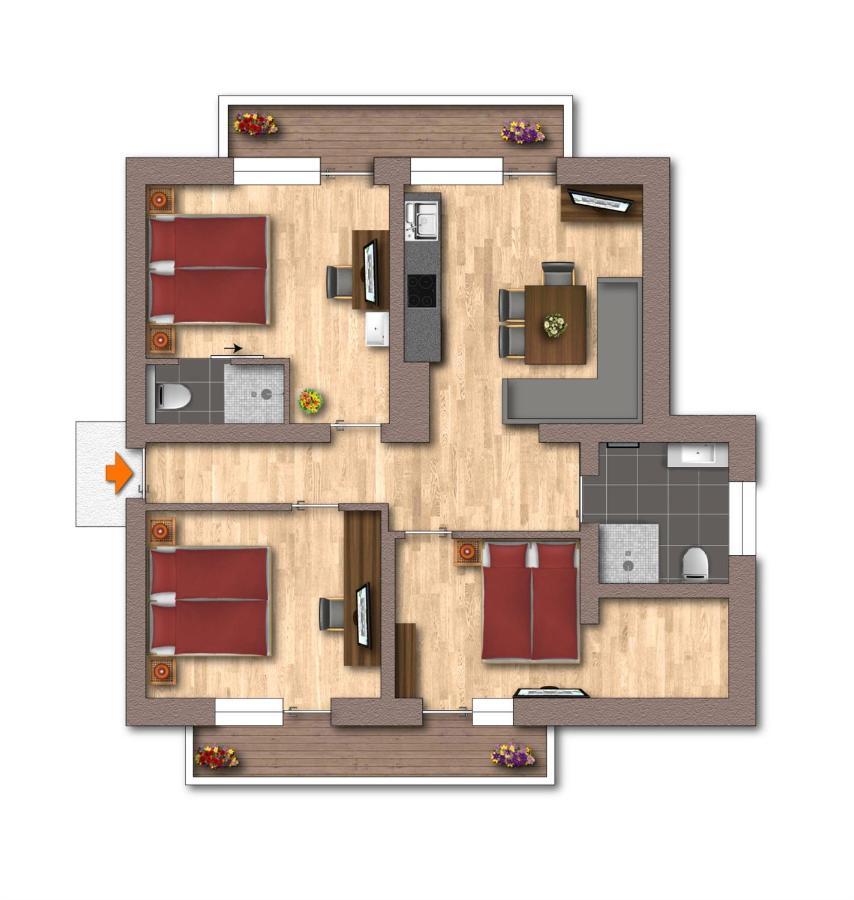 مايرهوفن Alma Appartements المظهر الخارجي الصورة