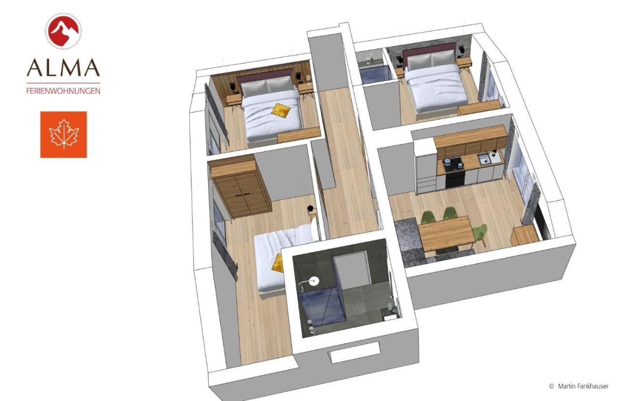 مايرهوفن Alma Appartements المظهر الخارجي الصورة