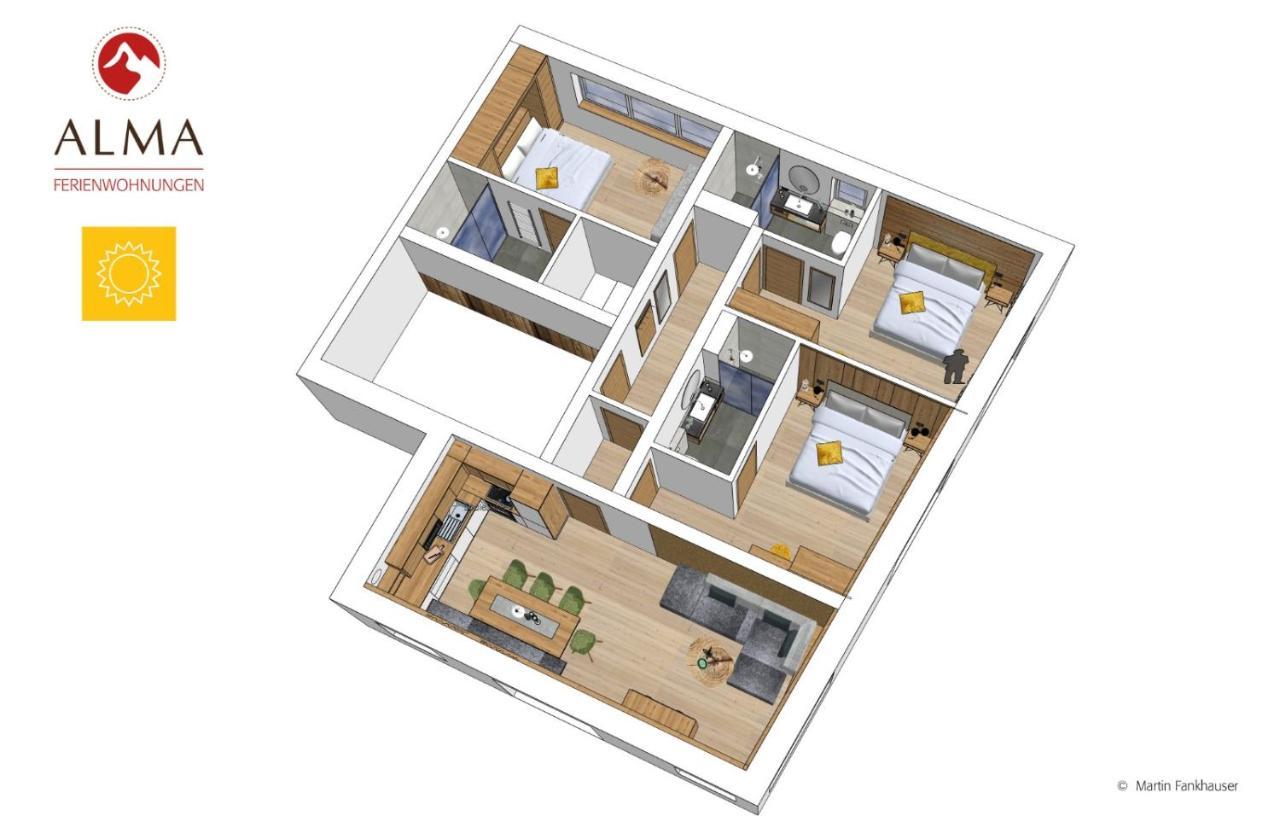 مايرهوفن Alma Appartements المظهر الخارجي الصورة
